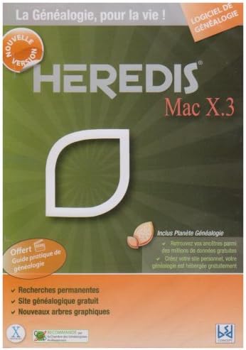 Heredis Mac X 3 Nouvelle Version Amazon Fr Logiciels