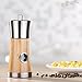 Ecooe Pepper Grinder Bamboo Salt Grinder Pepper Mill for Spices with Solid Ceramic Mill Mechanism