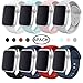 Muzzai Sport Band Compatible for Apple Watch Band 40mm 44mm 38mm 42mm,Soft Silicone Strap Replacement Band Compatible for iWatch Series 4,Series 3,Series 2,Series 1,Women Man