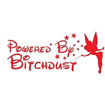 Amazon.com - Cartat2s Powered by Bitchdust Vinyl Decal Diva | 7.5 ...