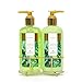 Spa Luxetique Hand Soap and Hand Lotion Caddy Set, Green Tea Hand Cream Gift Set, Ideal Gift for the Holidays, Christmas, Birthday, Mother's Day, Valentine's Day, Thank You Gift