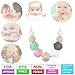 Teething Necklace For Mom To Wear Made From 100% Food Grade Silicone Non-Poisonous, Design In Elegant Colors With Exquisite Perfect For Giving As a Present