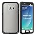 Galaxy S7 Waterproof case, Hwota Extreme Full-body Gorilla Glass Underwater Waterproof Snowproof Shockproof Dirtproof Durable Sealed Cover Shell Case Skin Protector for Samsung Galaxy S7 (Black)