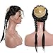 Cici Collection 360 Lace Frontal Closure Brazilian Lace Virgin Hair Straight Natural Hairline Lace Band Frontal Bleached Knot Pre Plucked With Baby Hair (18inch, Straight)