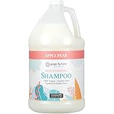 Ginger Lily Farms Botanicals Moisturizing Shampoo for All Hair Types, 100% Vegan & Cruelty-Free, Apple Pear Scent, 1 Gallon Refill (128 fl oz)