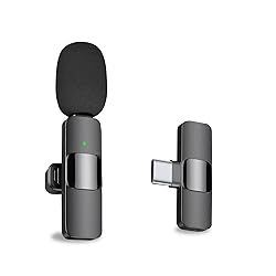 MAYBESTA Wireless Lavalier Lapel Microphone for