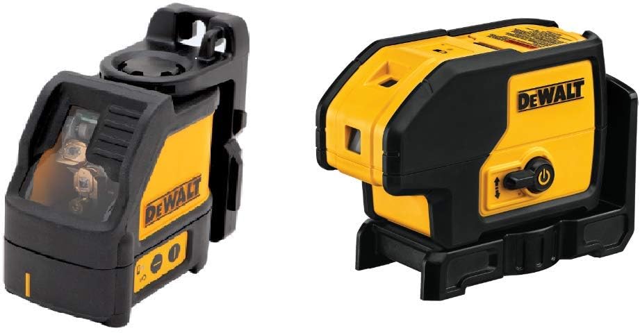 DEWALT Laser Level, Red Line & Spot Laser Combination Kit, 165-Foot Range (DW0838K)