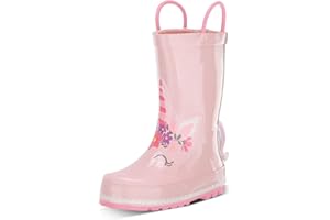 Western Chief Rain Boots with Pull on Handles for Toddlers and Kids - Premium Waterproof Boots for Boys and Girls