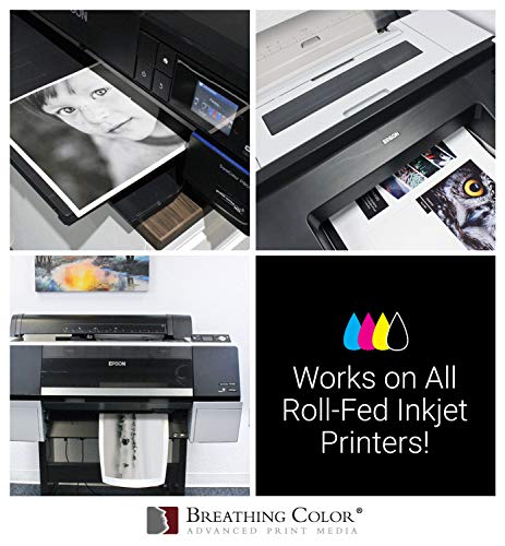 Vibrance Matte Photo Printer Paper 12 mil 255 gsm Matte Finish Premium Photo Paper Roll on 3in Core 44 inches x 100 ft Works with Most Inkjet Printer Professional Makes and Models Like Epson Canon HP - Thumbnail 3