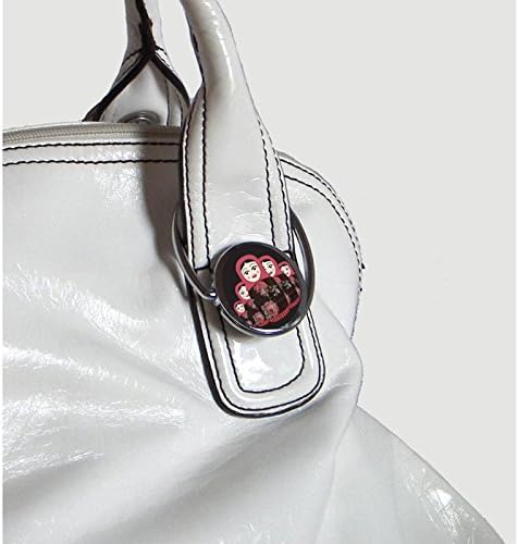 Miss Kha Matryoshka Doll Foldable Purse Hook, Black, Multicolor, TU - Image 3