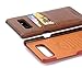 Fashioneey Galaxy Note 8 Leather Card Case, Minimalist Vintage Synthetic Leather Wallet Case, Cover with 2 Card Holder Slots Compatible for Samsung Galaxy Note 8