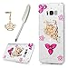 Galaxy S8 Plus Case, YOKIRIN Crystal Clear Transparent Handmade Bling Shiny Crystal Diamond Design PC Hard Shell Full Protective Case Cover for Samsung Galaxy S8 Plus + Crown Dust Plug,Butterfly