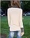 Tenworld Women Lady Charming Irregular Splice Cotton V Neck Loose T Shirt Blouse