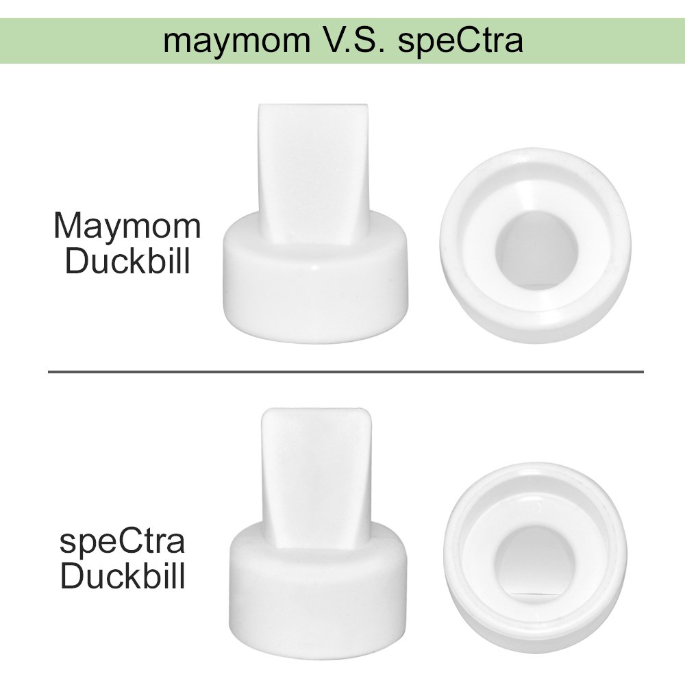 Maymom Duckbill Valves for Spectra. Designed for Spectra S1 Spectra S2 Spectra 9 Plus Spectra Dew 350 Not Original Spectra Pump Parts Spectra S2 Accessories Replace Spectra Valve (6 ct White) : Baby