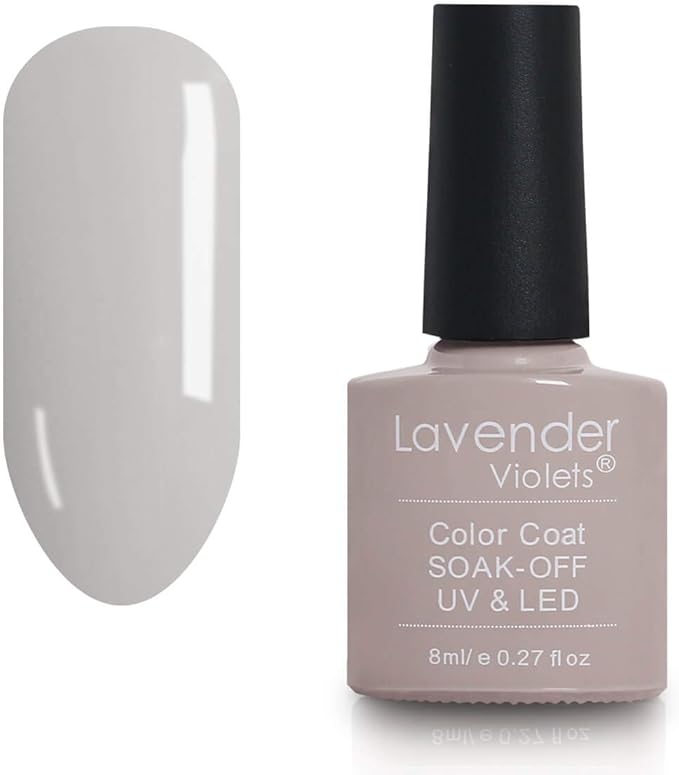Lavender Violets 8ml UV LED Soak Off Gel Nail Polish Varnish Professional Salon DIY Colour Coat