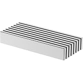 AplysiaTech N52 Magnet Bar - 3" L x 1/2" W x 1/8" H - 8 Pack, Really Strong Neodymium Bar Magnets, Powerful Rare Earth Magnets, Heavy Duty Industrial Neodymium Block Magnet 3.00 x 0.50 x 0.125 inch