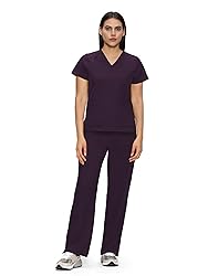 floralhue Scrubs for Women, V-Neck Scrubs Top