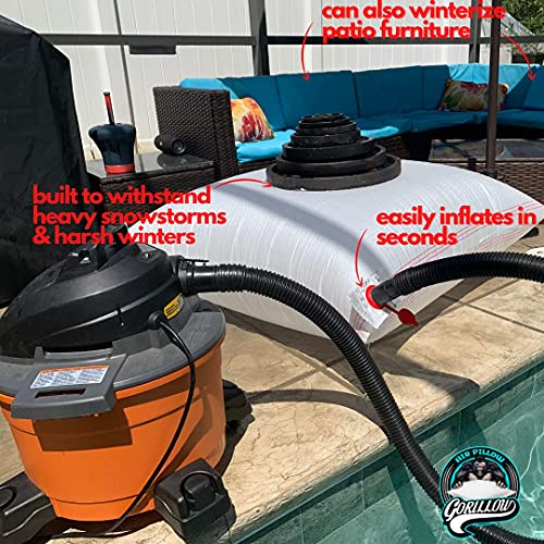 Pool Pillows for Above Ground Pools 4' x 4' Heavy Duty Pool Air