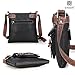 Dasein Women Lightweight Crossbody Bags Soft Vegan Leather Messenger Bag Shoulder Bag Travel Purse