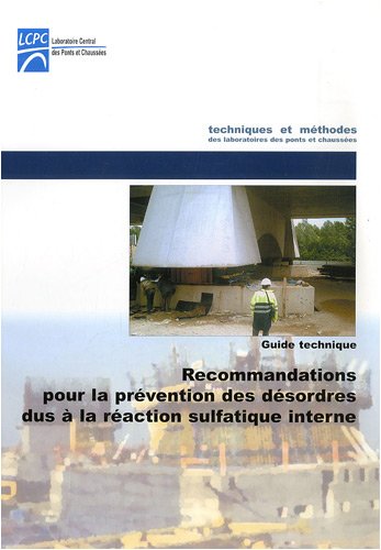 Recommandations pour la prévention des désordres dus à la réaction sulfatique interne