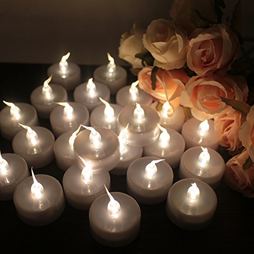 Topstone LED Tea Light,Flameless Flickering Tealight with Remote