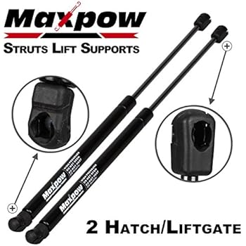 Partsam 2Pcs SG314044 Rear Hatch Liftgate Tailgate Lift Supports Shock Strut Arm with Power Liftgate & Gobi Ladder Compatible With Jeep Grand Cherokee 2005 2006 2007 2008 2009 2010
