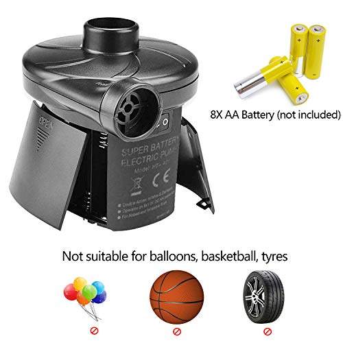 WangYu Battery Powered Inflator Deflator, Electric QuickFill Air