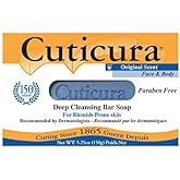 Cuticura Deep Cleansing Face and Body Soap, Original Scent 5.25 oz (Pack of 3)