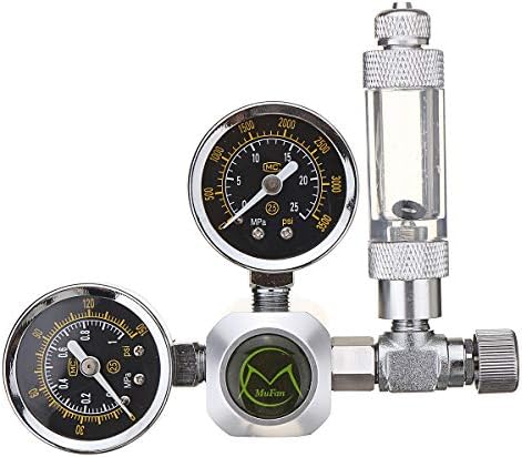 YPINGLI CO2 Regulator Decompression Table 2 Gauge Aquarium Bubble Counter W21.8 Interfac Tool Accessories