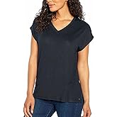 Orvis Women's Short Sleeve V-Neck Tunic Knit Top