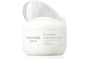 GOONGBE Pri-mmune Deep Moisture Cream - Korean Baby Moisturizer with Ceramide & Amino Acid - Skin Protectant 72hrs Moisturizing Cream for Face and Body - For Chafed & Sensitive Skin - 3.38oz.