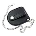 ZIJAE Black Leather Chain Pocket Watch Holder Storage Case Box Coin Purse Pouch Bag