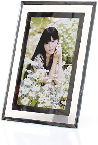 Zhenzan Frames 4x6-inch Glass Picture Frame for Home Decor,Horizontal or Vertical Display