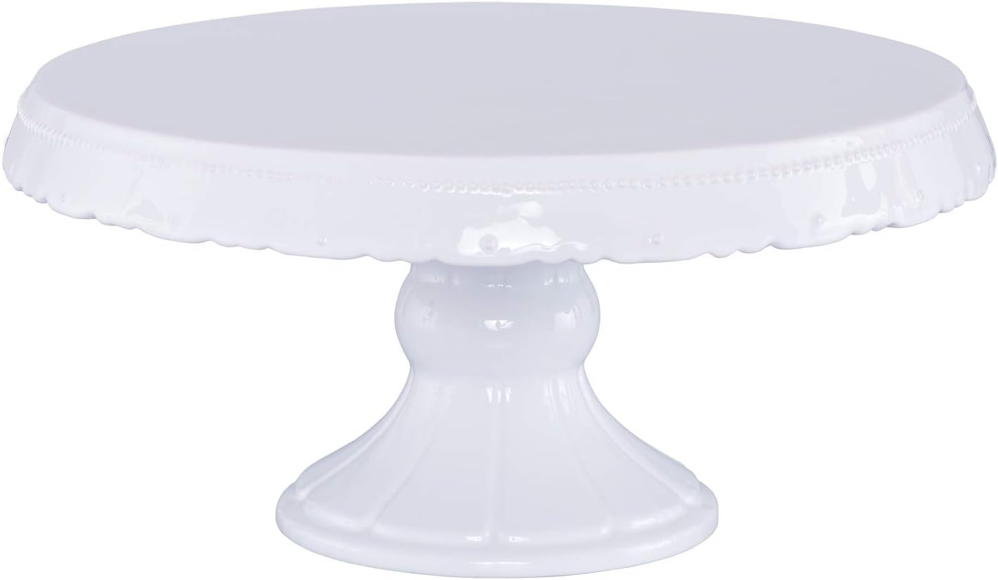 RBV Birkmann, 441422, Tortenplatte Vintage, Größe L, Ø 30 cm, Keramik, weiß