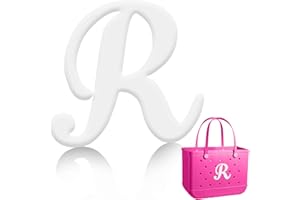 ZEOXUER Letter Charms for Bogg Bag, Decorative Bogg Bag Letter Charms, Lettering Accessories, Bogg Bag Charm Insert Lettering, Alphabet 3D Letters for Personalizing Handbag DIY