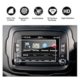 2015 2016 2017 Jeep Renegade Uconnect Navigation Screen Protector, RUIYA HD Clear TEMPERED GLASS Car In-Dash Screen Protective Film (6.5-Inch)