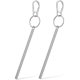 SZRKRLA Half Moon Elevator Door Key Fit for Westinghouse Schindler Elevator Doors, Elevator Door Key with a Metal Keyring, 2PCS