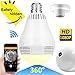 WiFi IP Camera 360 Degree Camera Surveillance Home Security Wireless Camera 1080p Full HD Wide Lens, Night Vision 2 Way Audio for Home/Office /Nanny / Pet /Baby Monitor Cam with iOS, Android App