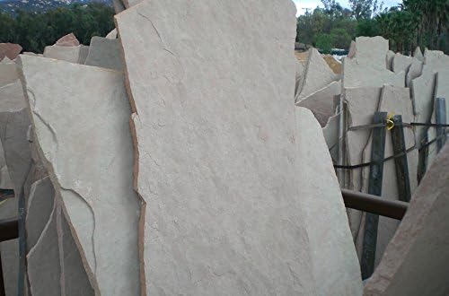 Reptile Terrarium Aquarium Natural Sandstone Flagstone Ledge Rock (Beige)