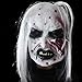 Tinsow Halloween Horror Grimace Ghost Mask Scary Zombie Bloody Mask with White Hair (3 Masks)