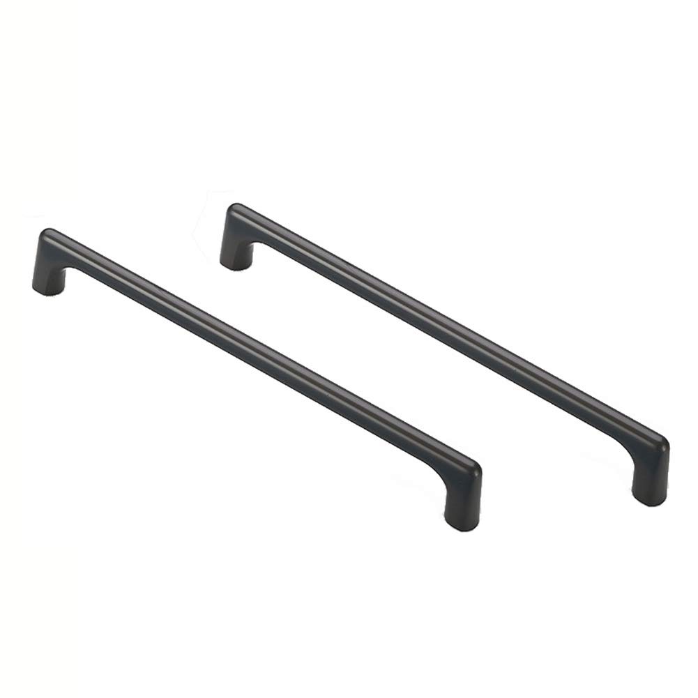BOZONLI 2 Pack Grey Cupboard Handles, 160mm Kitchen Door Handles Cabinet Handles Furniture Drawer T Bar Pulls