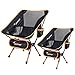 Sportneer Ultralight Portable Folding Camping Chair, Backpacking Chairs, Compact and Heavy Duty Outdoors, BBQ, Beach, Travel, Picnic, Festival with Storage Bags and Carry Bag