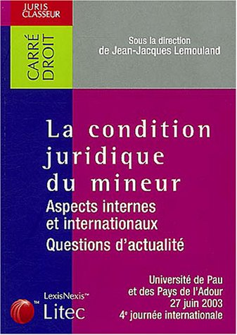 La  condition juridique du mineur