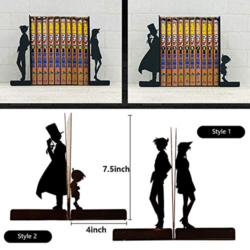 HeavyDuty Metal Bookends Anime Conan Bookends Creative Decorative