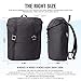 Point Coast 18x14x8 Personal Item Under Seat Travel Carry On Backpack Waycarrier II (black)