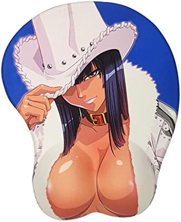 JINHONG Big Soft Breast 3D Gaming Mouse Pad-Ergonomic Mouse pad with Wrist Support - 3D Photo Gel Wrist Support Mouse Pad