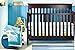 New Baby Boy Ocean Whale 8pcs Crib Bedding Set with Bumper