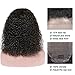 Ashimary Water Wave Lace Front Wigs Human Hair Bob Wigs (10 inch) 150% Density 10A Brazilian Virgin Hair Wet and Wavy Human Hair Wigs for Black Women Natural Color