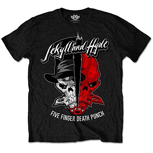 Rockoff Trade Men's Jekyll & Hyde T-shirt, Black, Large