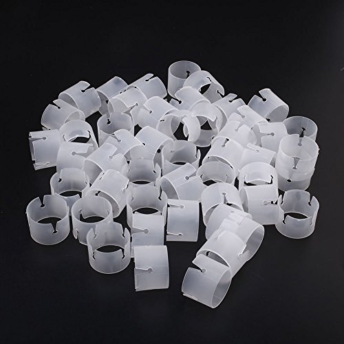 Yueton pack of 50 decorative decor balloon rings balloo…
